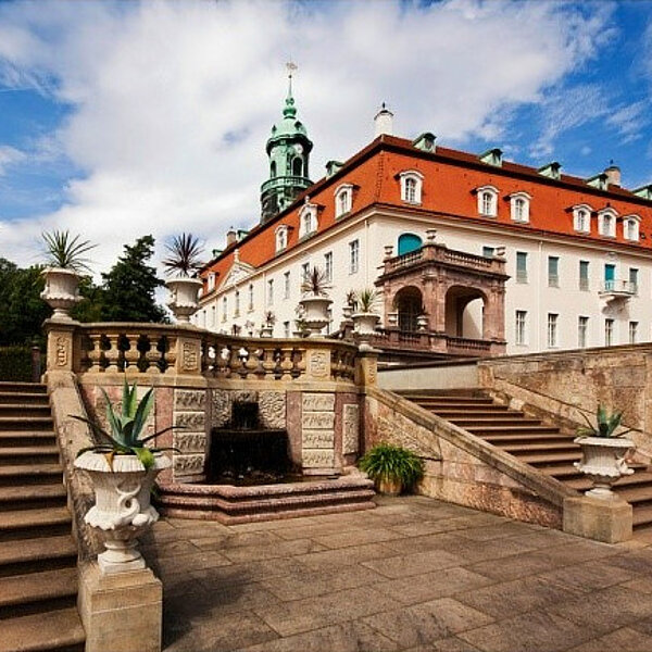 Barocker Schlosspark Lichtenwalde, Südwestabgang