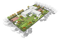 Offener Vollzug und Neubau Freistundenhof für JVA Chemnitz, Visualisierung