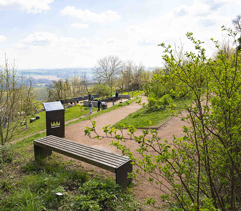 Erstanlage des Kurfürstin-Anna-Gartens - Augustusburg - Wegekehre