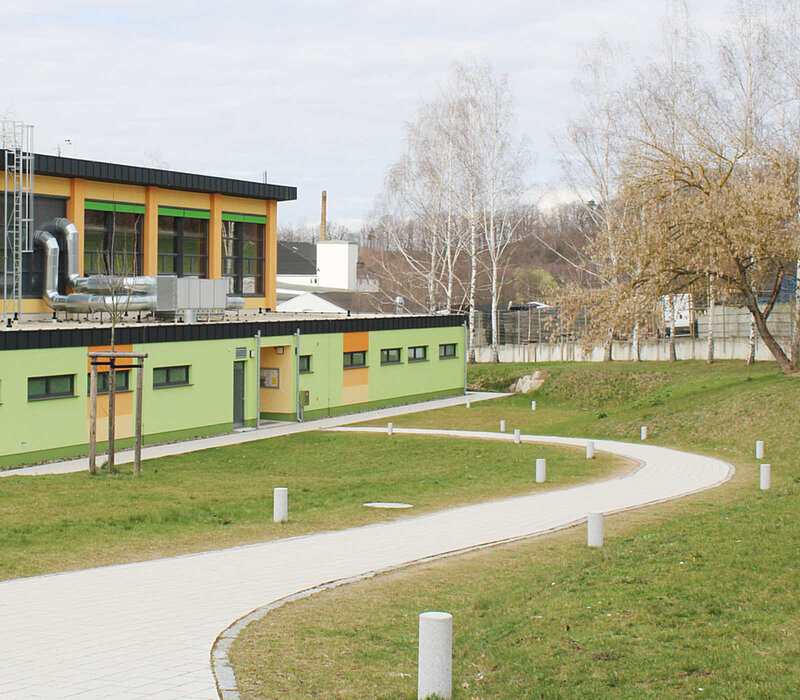 Freisportanlagen an der Dr.-Eberle-Oberschule - Nossen - Zufahrt